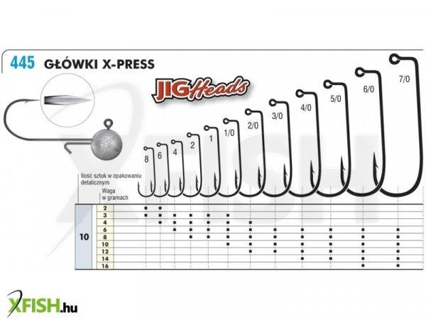 Kamatsu Jig Head X-Press Jig Fej 4.0-ás 5.0g 3db/csomag