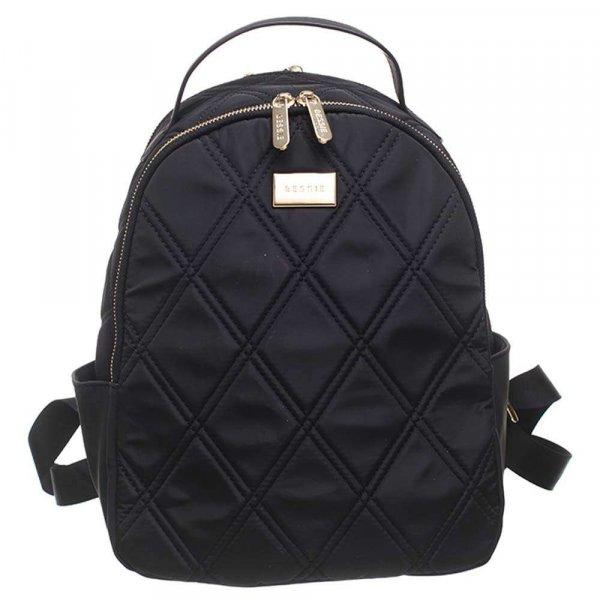 Dollcini, női hátizsák, vízálló, nylon táska, 357914_BW5721_black,
fekete, 26 x 15 x 33 cm
