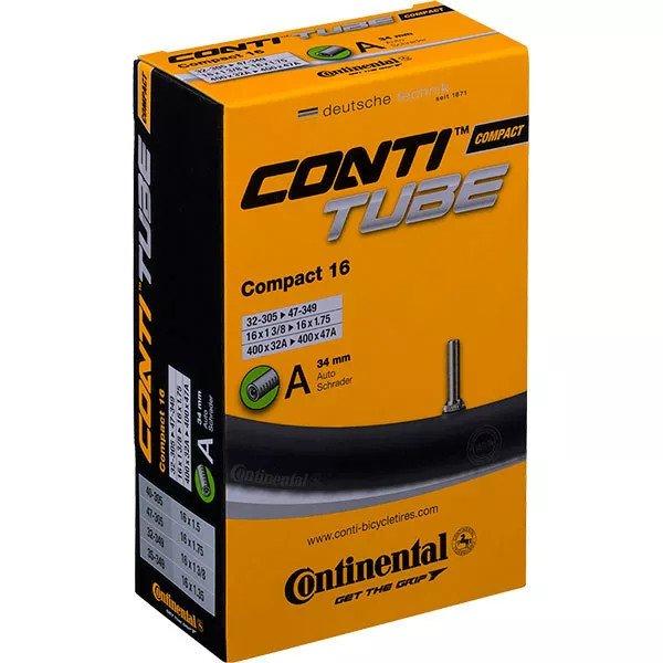 Kerékpár belső gumi (Tömlő) Continental Compact16 A34 32/47-305/349 dobozos