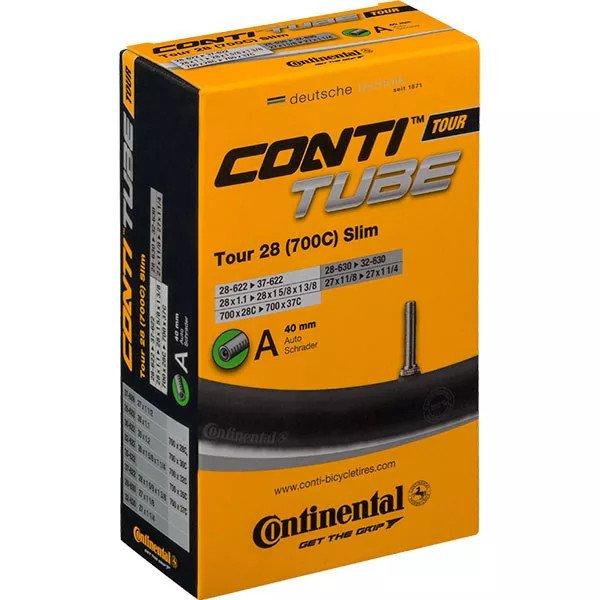 Kerékpár belső gumi (Tömlő) Continental Tour28 Slim A40 28/37-622 dobozos