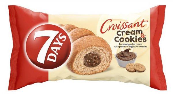 7 Days Croissant 60G Midi Mogyorókrém Keksszel