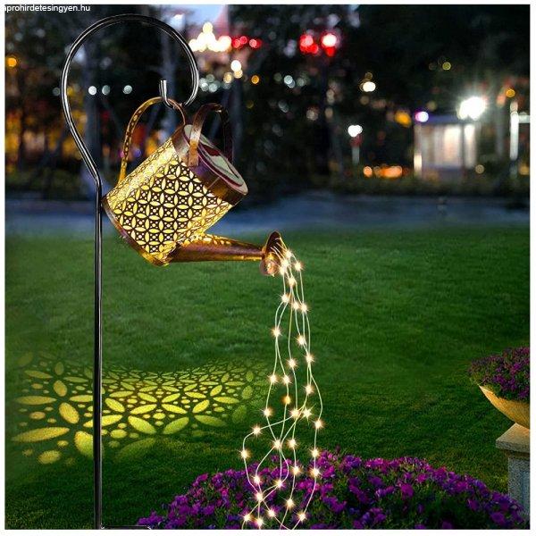 Varázslatos, lebegő locsolókanna alakú kerti dekor lámpa - napelemes LED
díszlámpa világító vízsugarakkal (BBR)