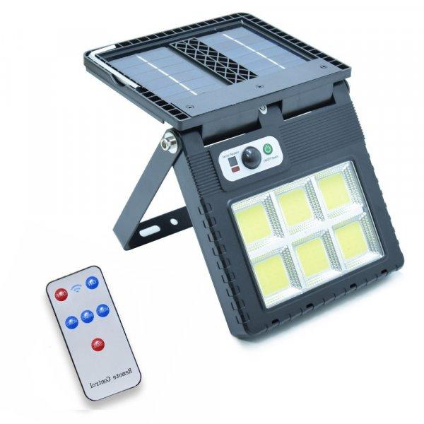 Falra rögzíthető, erős fényű, távirányítós napelemes fali lámpa -
W783-6 (BBV)