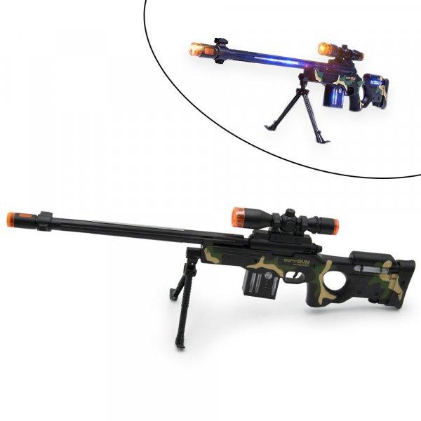 Special Shoot Gun - LED-es, villogó, élethű játék gépfegyver (BBJ)