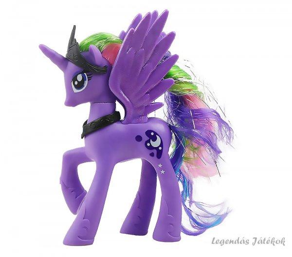 Én kicsi pónim - My little pony - Princess Luna jellegű póni figura 15 cm