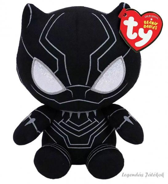 Marvel Fekete Párduc Black Panther plüss 15 cm Ty Beanie Babies