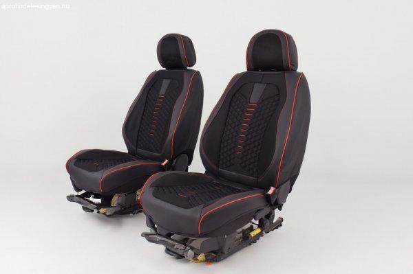 Honda Cr-V 2012-Től Méretezett Üléshuzat -Cupido Bőr/Szövet -Piros/Fekete-
2 Első Ülésre