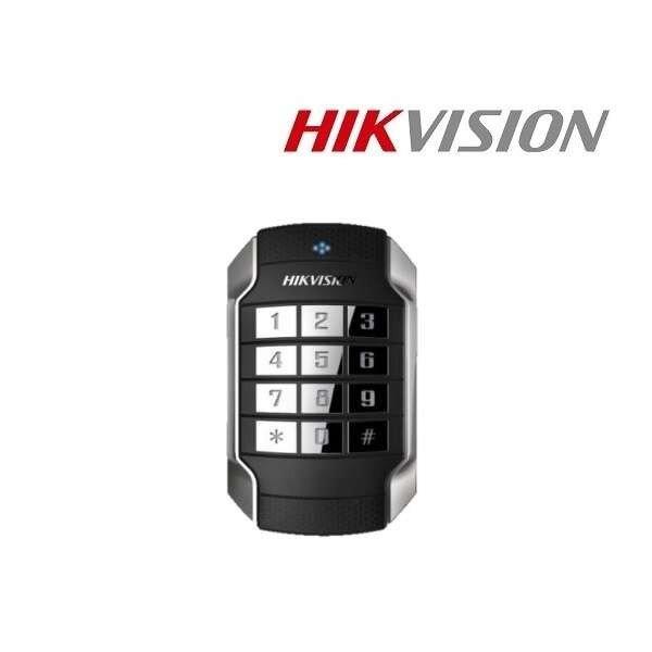 Hikvision RFID kártyaolvasó és kódzár, DS-K1104MK (Mifare (13,56MHz),
RS-485/WG26/WG34, IP65, IK10, 12VDC)