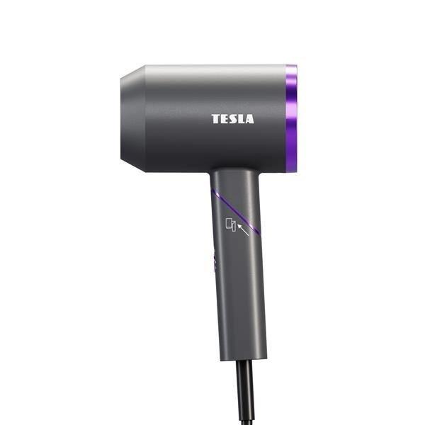 Tesla Foldable Ionic Hair Dryer Összecsukható hajszárító, fekete