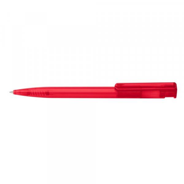Golyóstoll nyomógombos 0,8mm, műanyag transparens piros test, Ico Star,
írásszín piros 2 db/csomag