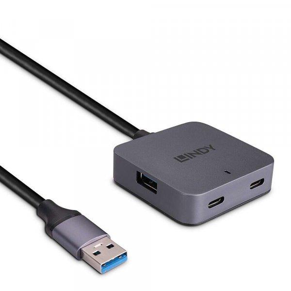 Lindy 43389 USB Type-C/Type-A 3.0 HUB (4 port)