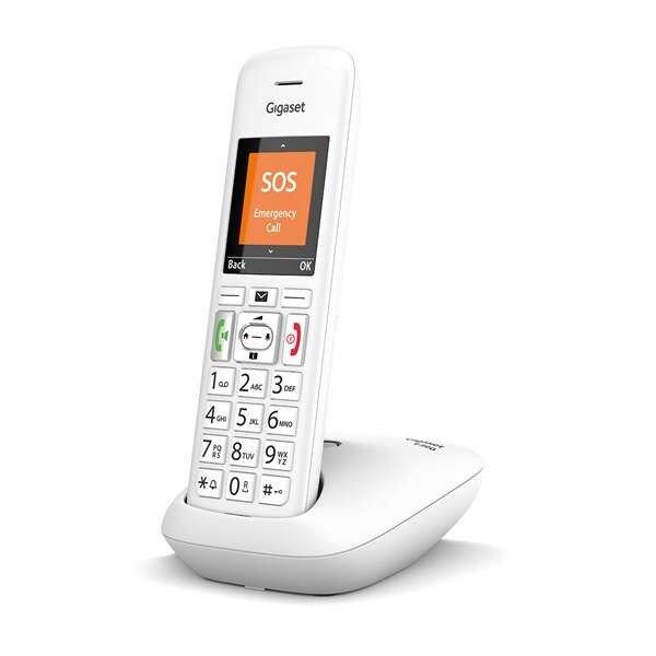 Gigaset E390, ECO DECT telefon, fehér