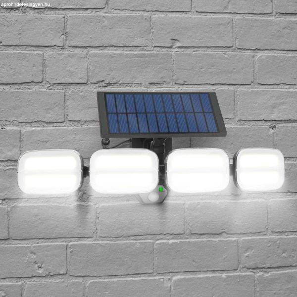 Phenom 55285 LED napelemes lámpa, mozgásérzékelővel, 10W, 600 lm, hideg
fehér fény, 4800 mAh 3.7V akkumulátor, IP65