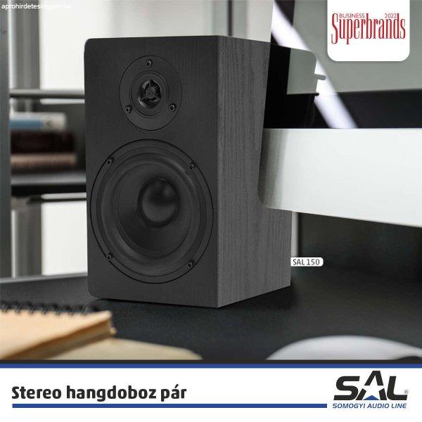 SAL Stereo hangdoboz pár SAL 150, SAL150 2-utas Hi-Fi polchangszóró pár,
PRÉMIUM hangszóró 