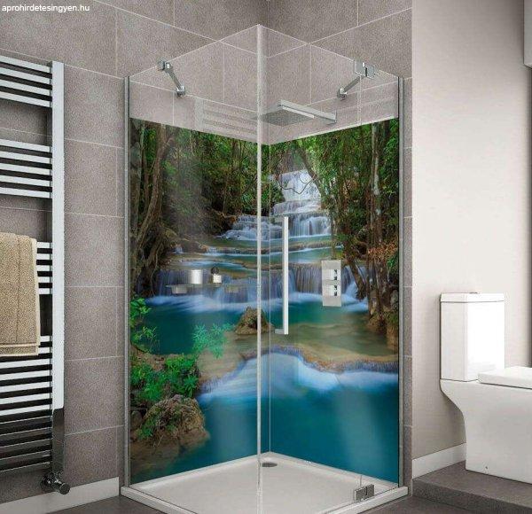 Wallplex fürdőszobai dekorpanel Waterfall dupla 2x90x200 cm