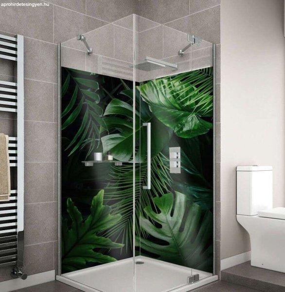 Wallplex fürdőszobai dekorpanel Palm leaves 90 cm x 200 cm
