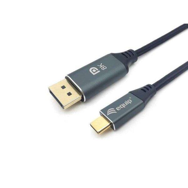 Equip 133422 video átalakító kábel 2 M USB C-típus DisplayPort Szürke
(equip133422)