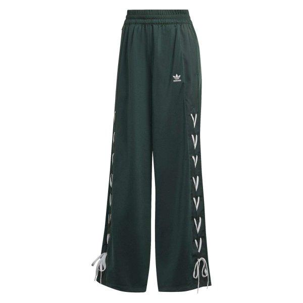 Adidas széles szárú nadrág melegítőnadrág HK5086 női zöld 36