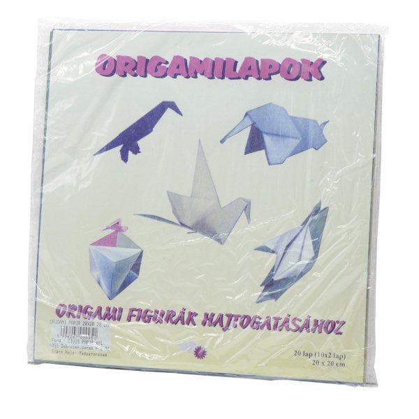 Origami papír 20x20cm, 20 lapos