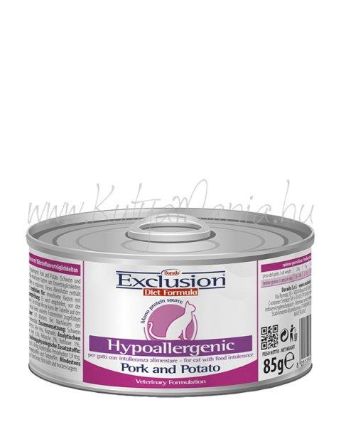 Exclusion Hypoallergenic Cat Pork and Potato 85 g