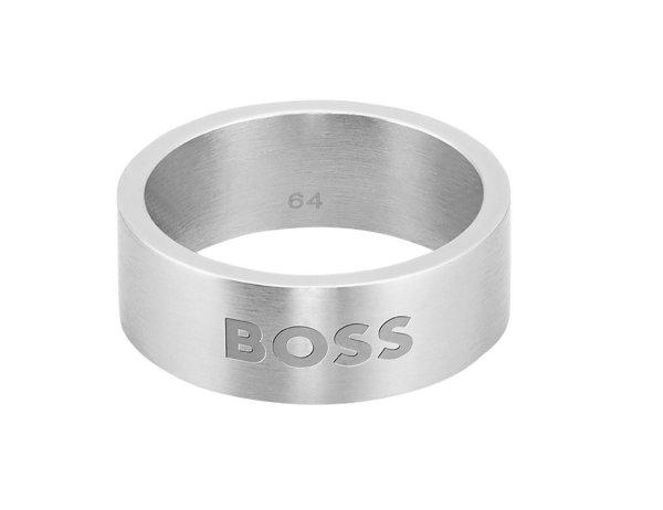Hugo Boss Divatos férfi acél gyűrű 1580457 64 mm