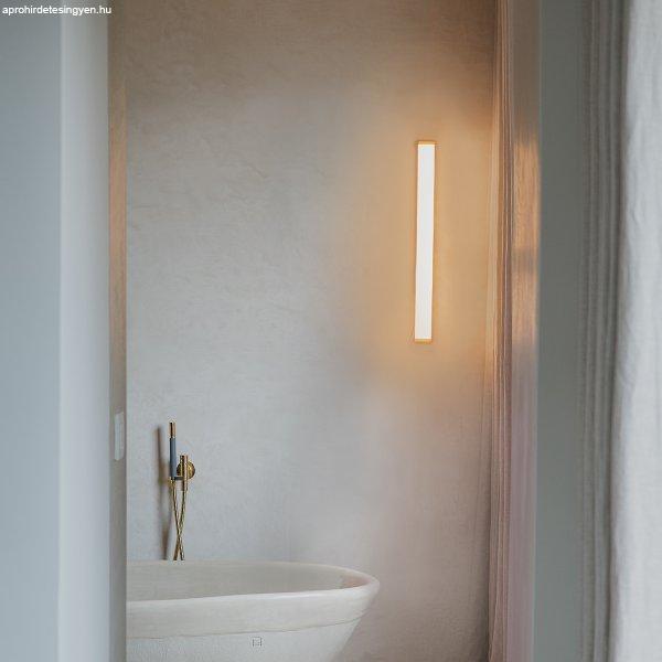 Fürdőszoba fali lámpa sárgaréz 62 cm IP44 LED-del - Cascada