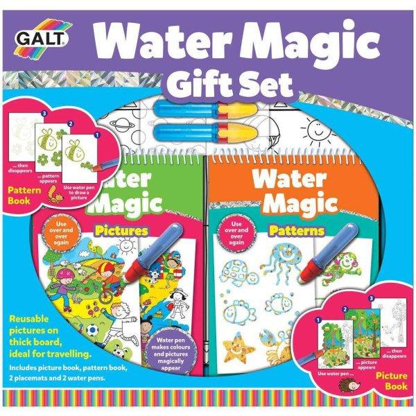 Water Magic kifestőkönyv készlet, 2 könyv, 2 varázstoll, 2 lap