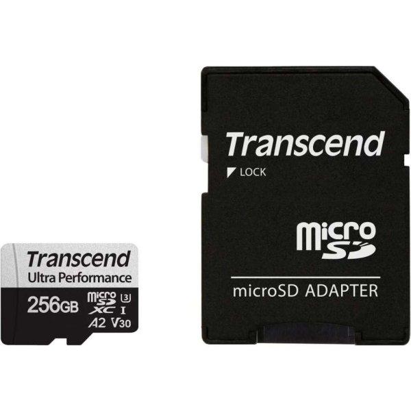 256GB microSDXC Transcend 340S U3 V30 A2 CL10 + adapter (TS256GUSD340S)
(TS256GUSD340S)