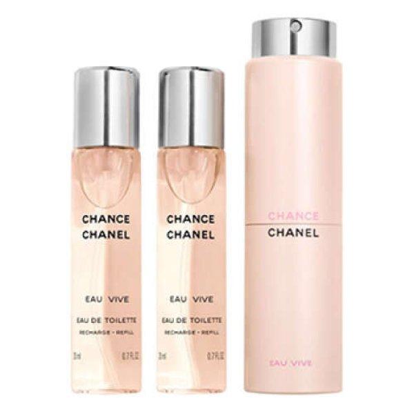 Chanel - Chance Eau Vive (Twist & Spray) 3 x 20 ml (utántöltők)