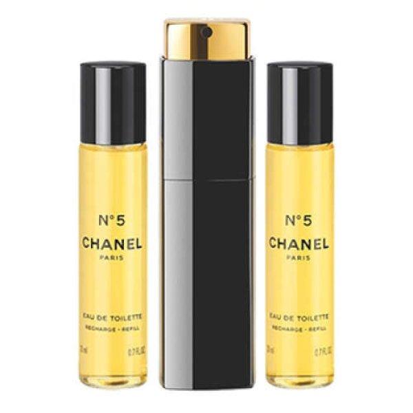 Chanel - Chanel No. 5 (eau de toilette) (Twist & Spray) 3 x 20 ml
(utántöltők)