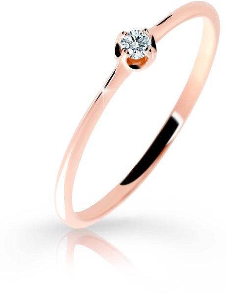 Cutie Diamonds Gyengéd rózsaszín arany gyűrű
gyémánttal DZ6729-2931-00-X-4 53 mm