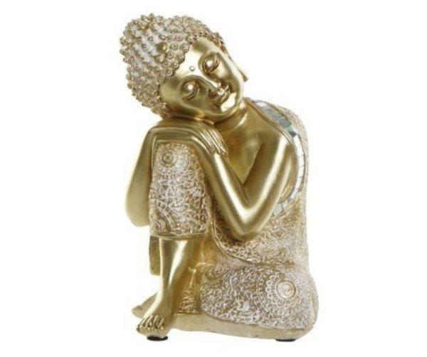 Gondolkodó Buddha Szobor Arany