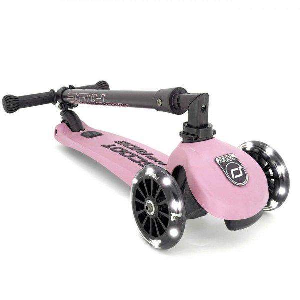 Scoot and Ride Highwaykick 3 LED Roller - ROSE