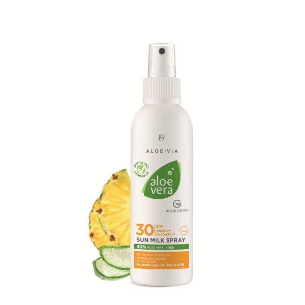 LR health & beauty Naptej spray-ben Aloe Vera SPF 30 (Sun Milk Spray) 150 ml