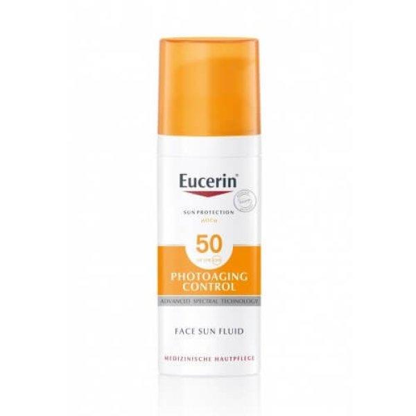 Eucerin Ránctalanító napvédő emulzió Photoaging
Control SPF 50 (Face Sun Fluid) 50 ml
