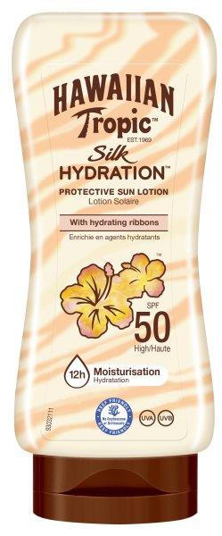 Hawaiian Tropic Hidratáló naptej Silk Hydration SPF 50 (Hawaiian
Tropic Protective Sun Lotion) 180 ml