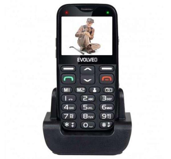 Evolveo EP-650 Easy Phone XG Mobiltelefon #fekete