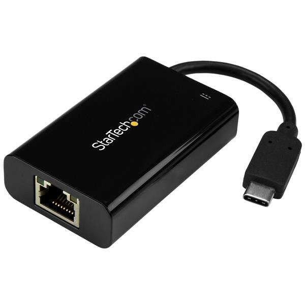 Startech - USB-C ADAPTER TO GIGABIT W/POWER SUPPORT RJ45 F