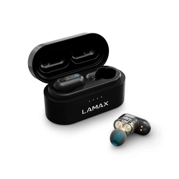 LAMAX Duals1 TWS Két membrános vezeték nélküli fülhallgató, fekete
