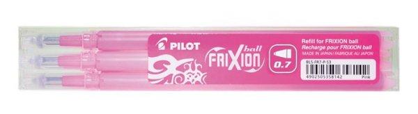 Rollertoll betét, 0,35 mm, törölhető, PILOT "Frixion
Ball/Clicker", rózsaszín