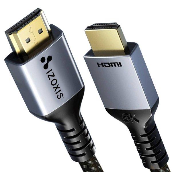 HDMI 2.1 8K IZOXIS kábel PVC bevonattal - 2 méter (BB-18929)