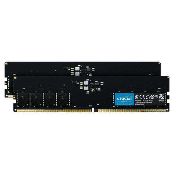 Crucial RAM 32GB Kit (2x16GB) DDR5 4800MHz CL40 (CT2K16G48C40U5)