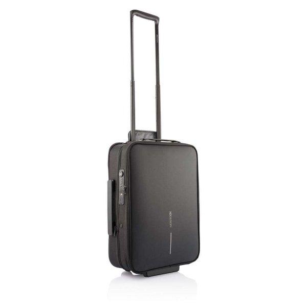 XD Design Flex Puhafedeles kétkerekű bőrönd - Fekete