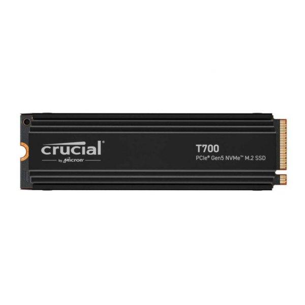 Crucial CT2000T700SSD5 T700 Heatsink 2048GB PCIe NVMe M.2 2280 SSD meghajtó