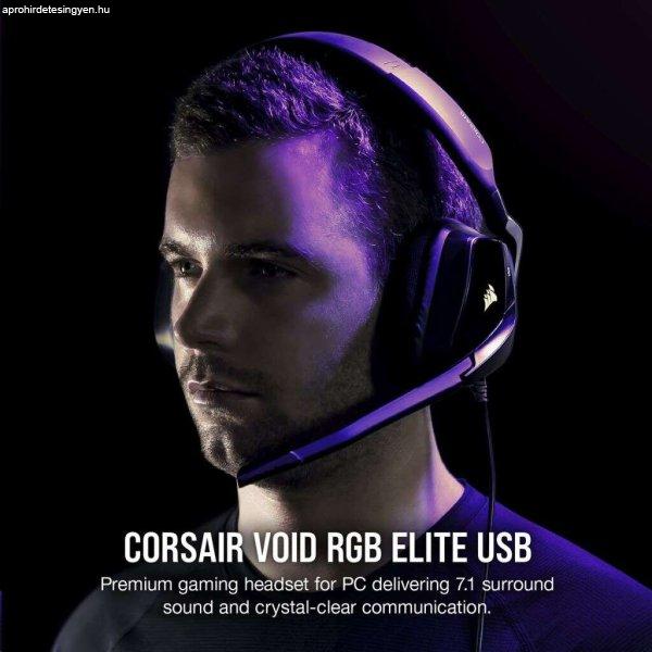 Corsair Gaming Void Elite RGB Carbon 7.1 Surround Sound Premium Gaming Headset
fekete (CA-9011203-EU)