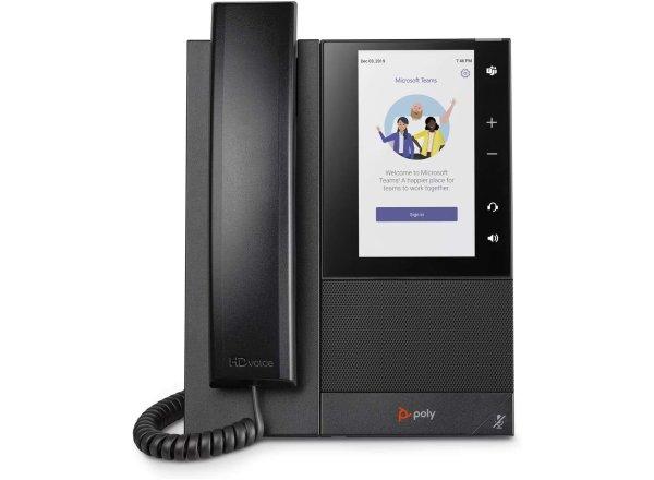 HP Poly CCX 505 Microsoft Teams VoIP Telefon - Fekete