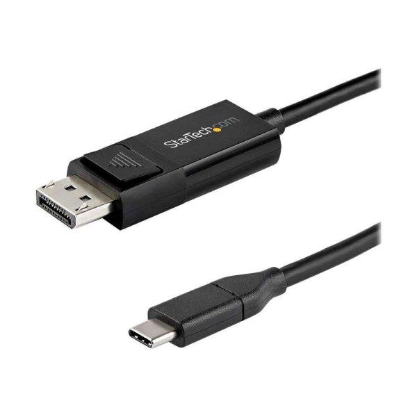 StarTech.com CDP2DP142MBD video átalakító kábel 2 M USB C-típus DisplayPort
Fekete (CDP2DP142MBD)