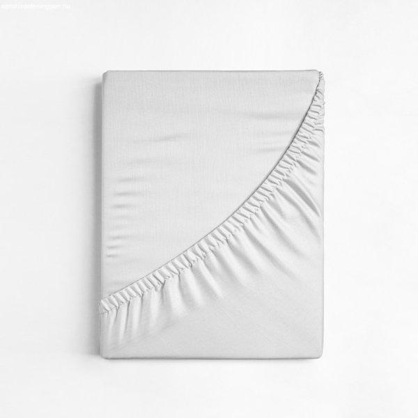 Jersey gumis lepedő, fehér, 230x200 cm