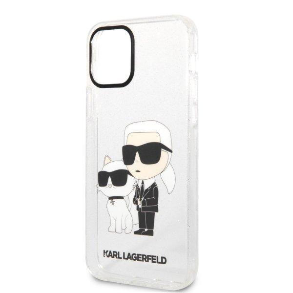 Karl Lagerfeld IML Glitter Karl and Choupette NFT Apple iPhone 12 / 12 Pro 2020
(6.1) hátlapvédő tok átlátszó (KLHCP12MHNKCTGT)