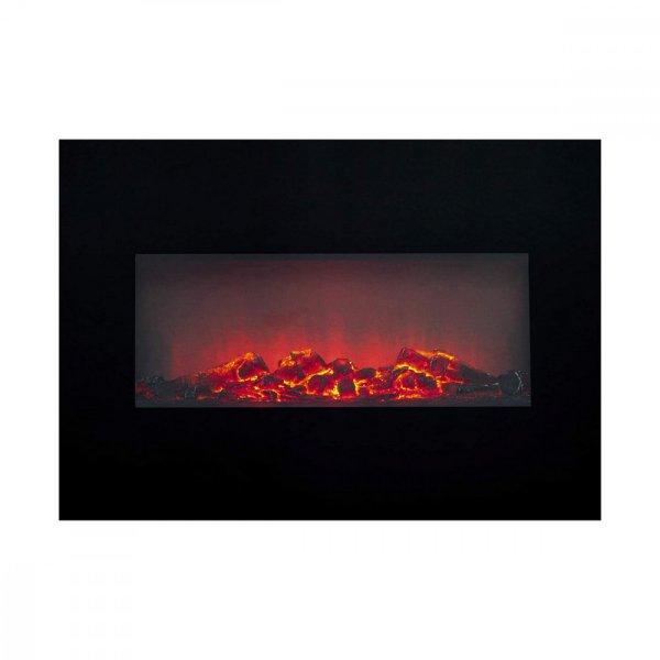 Fali dekoratív kandalló Classic Fire Memphis Fekete 1800 W